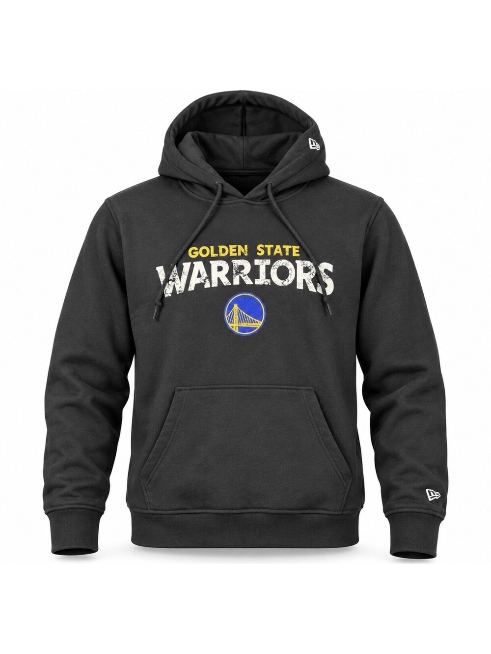 New Era Golden State Warriors NBA Men’s Black Pullover Hoodie Large NWT